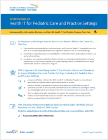 The Health IT for Pediatric Care and Practice Settings fact sheet
