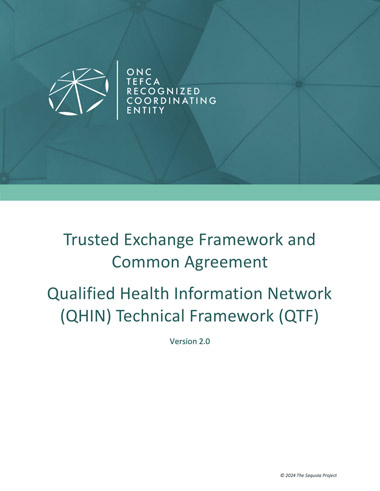 Cover of the QHIN Technical Framework
